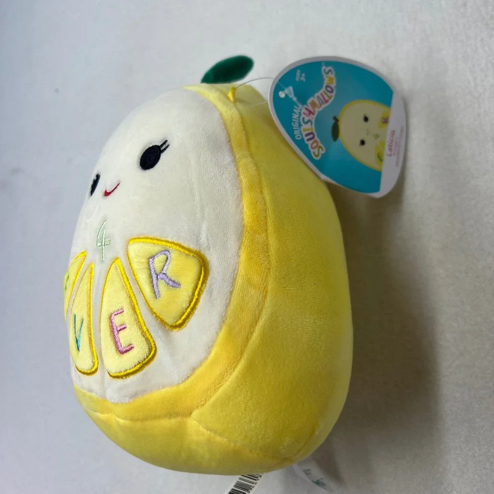 Squishmallows Leticia Lemon Slice Plush 7 inch‎ NWT - Picture 2 of 10